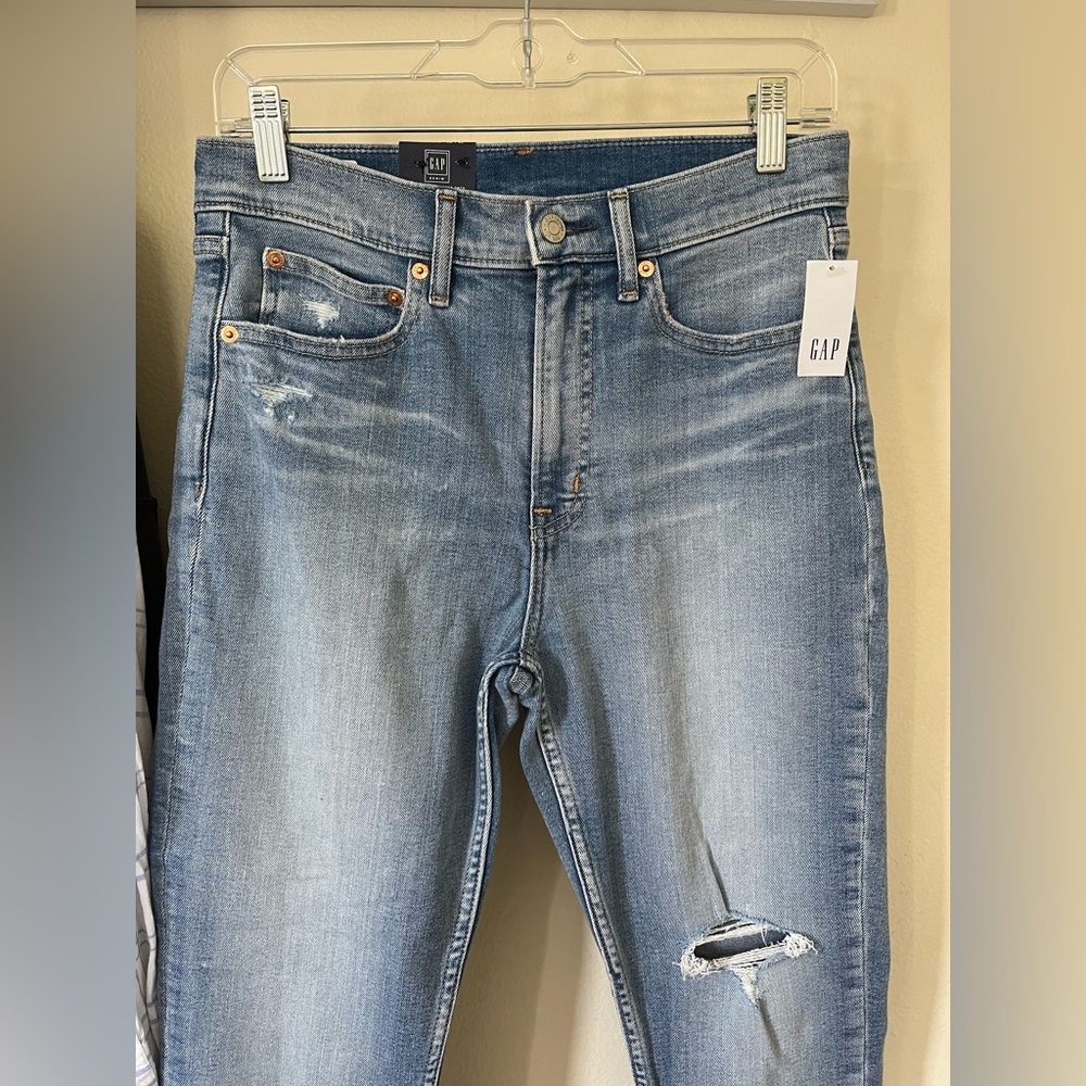 Brand New Gap High Rise Cigarette Jeans